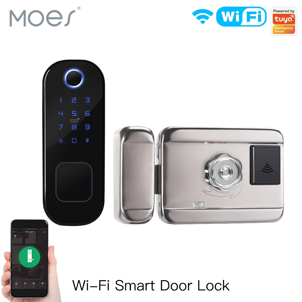 Smart Garden Door Lock - MOES WiFi Tuya Smart Lock Deur