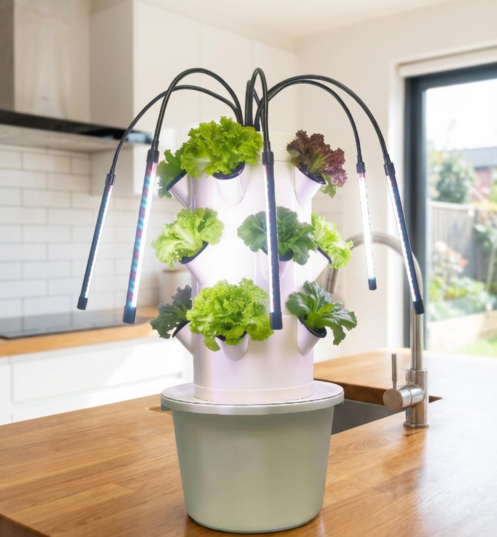 Smart Garden Vertical Planter - Verticaal Hydroponisch Kweeksysteem | 3-laags 15-gats