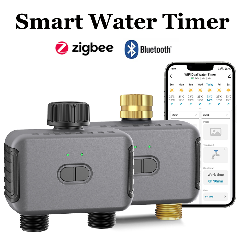Smart Garden Watering - Tuya Smart Water Timer Zigbee/BT Automatische