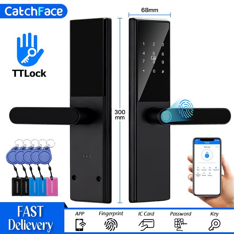 Smart Garden Door Lock - Bluetooth Vingerafdruk Deurslot TTLock App Code