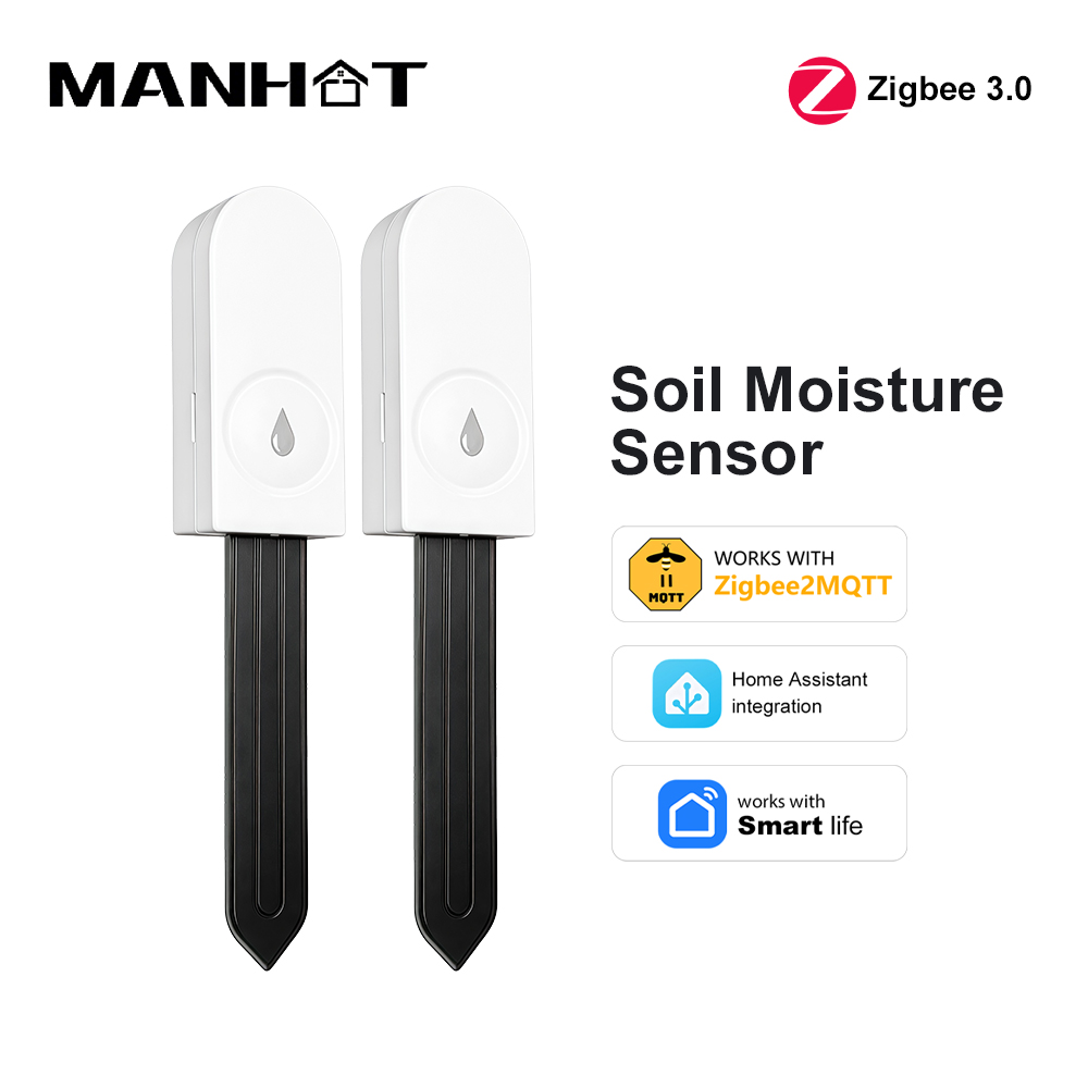 Smart Garden At Home - Zigbee 3.0 Bodemvochtsensor Temperatuur- en vochtigheidsthermohygrometer