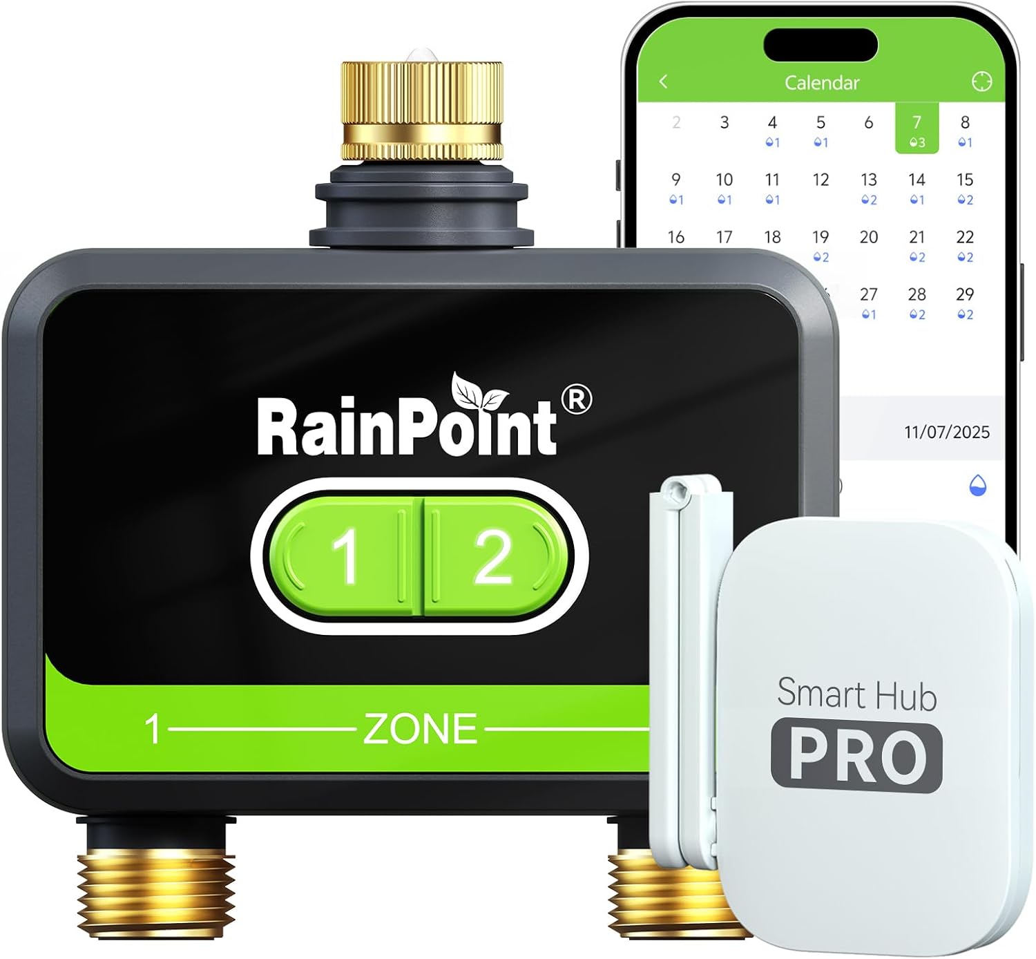 Smart Garden Sprinkler System - 2-Zone Smart WiFi Watertimer voor tuinslang