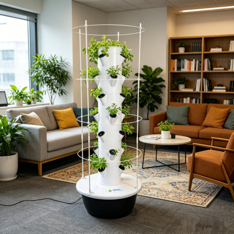 Smart Garden Vertical Planter - SpaceTree Grensoverschrijdend Verticaal Hydroponisch Toren Systeem
