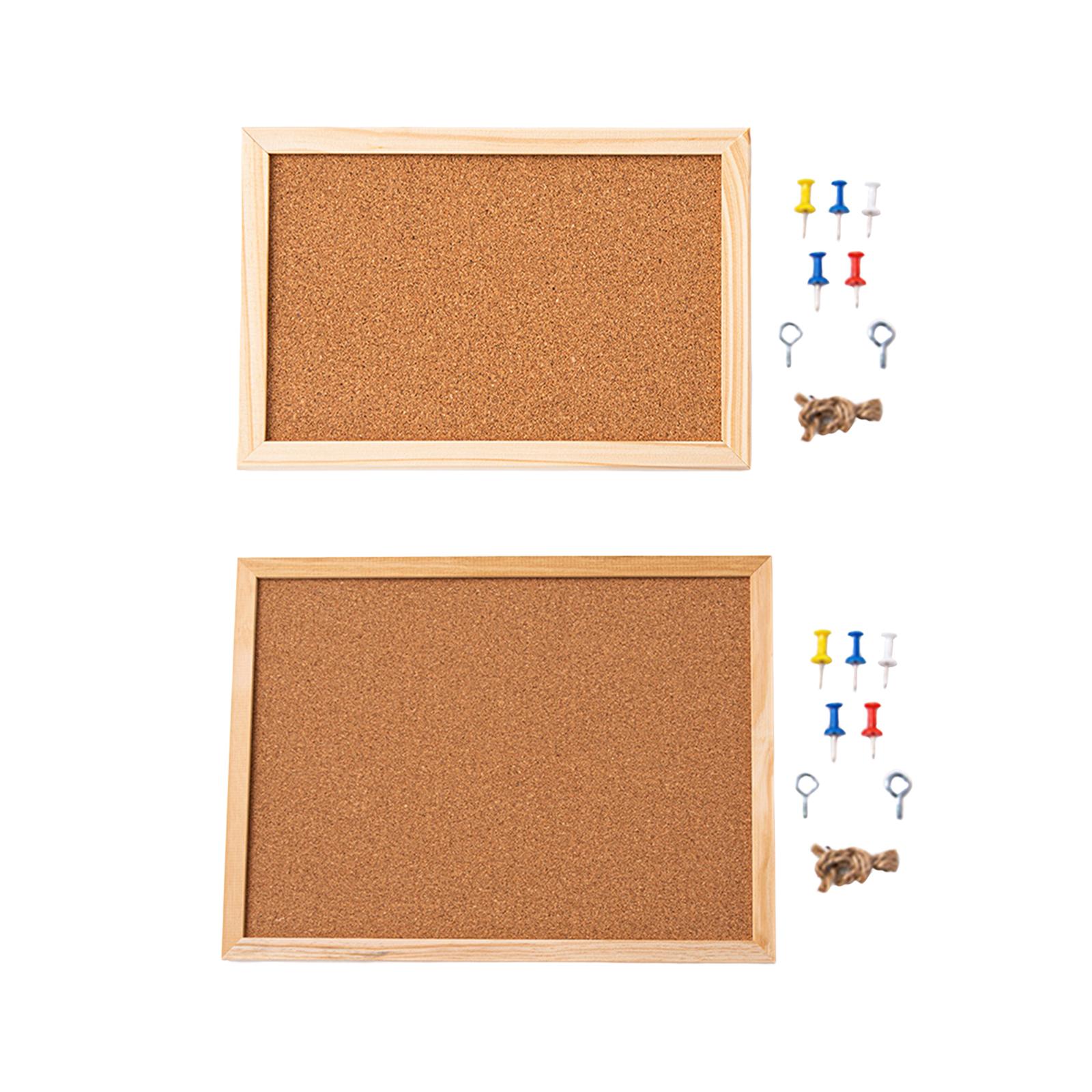 Garden Journal Planner - Kurk prikbord prikbord houten wanddecoratie fotodisplaybord