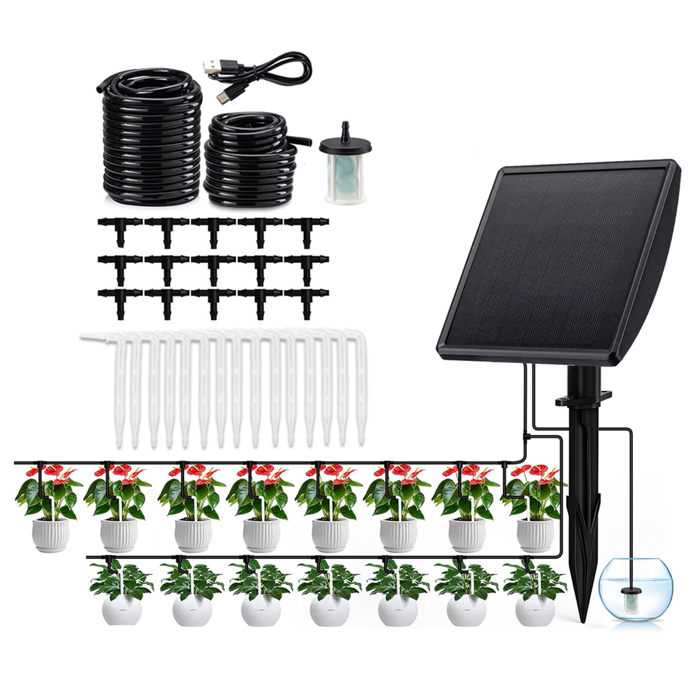 Smart Garden Watering - Automatische druppelirrigatiepomp op zonne-energie, slim bewateringssysteem