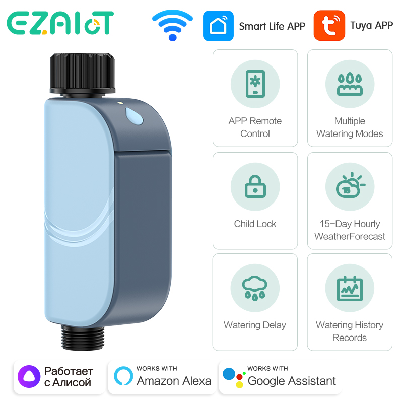 Smart Garden At Home - Smart Tuya WIFI Tuinbesproeiingstimer Automatische strooiwatertimer