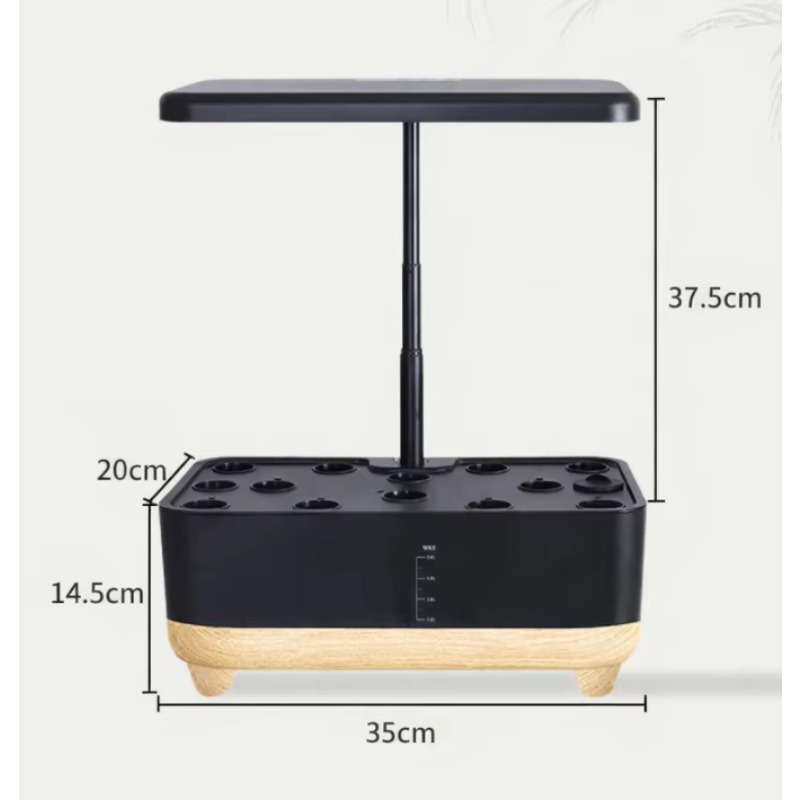 Slimme binnenlandse hydrocultu - Smart Garden At Home recensie en prijs