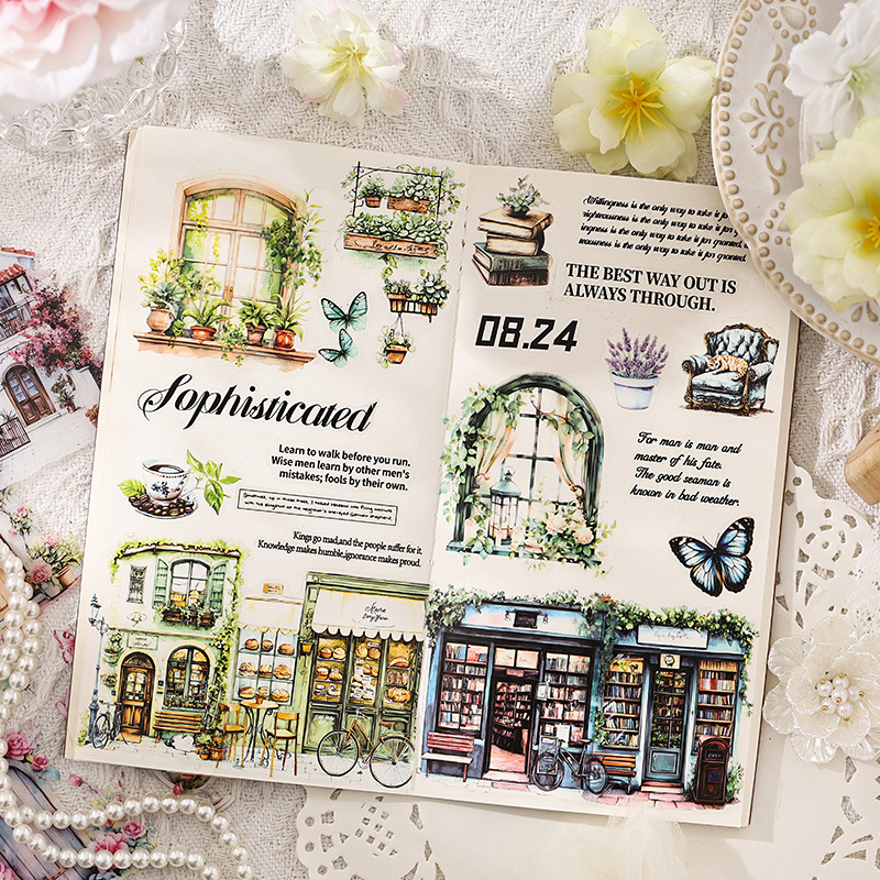 20 vellen bloementuin stickers - Garden Journal Planner recensie en prijs