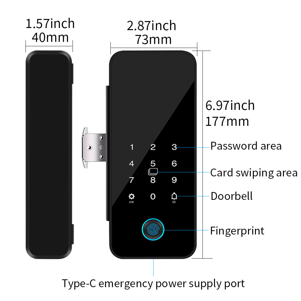 Tuya Smart Life Bluetooth glaz - Smart Garden Door Lock recensie en prijs