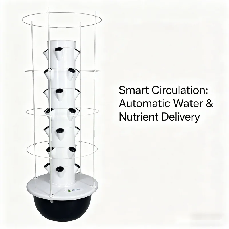 9-laags hydroponische toren vo - Smart Garden Vertical Planter recensie en prijs