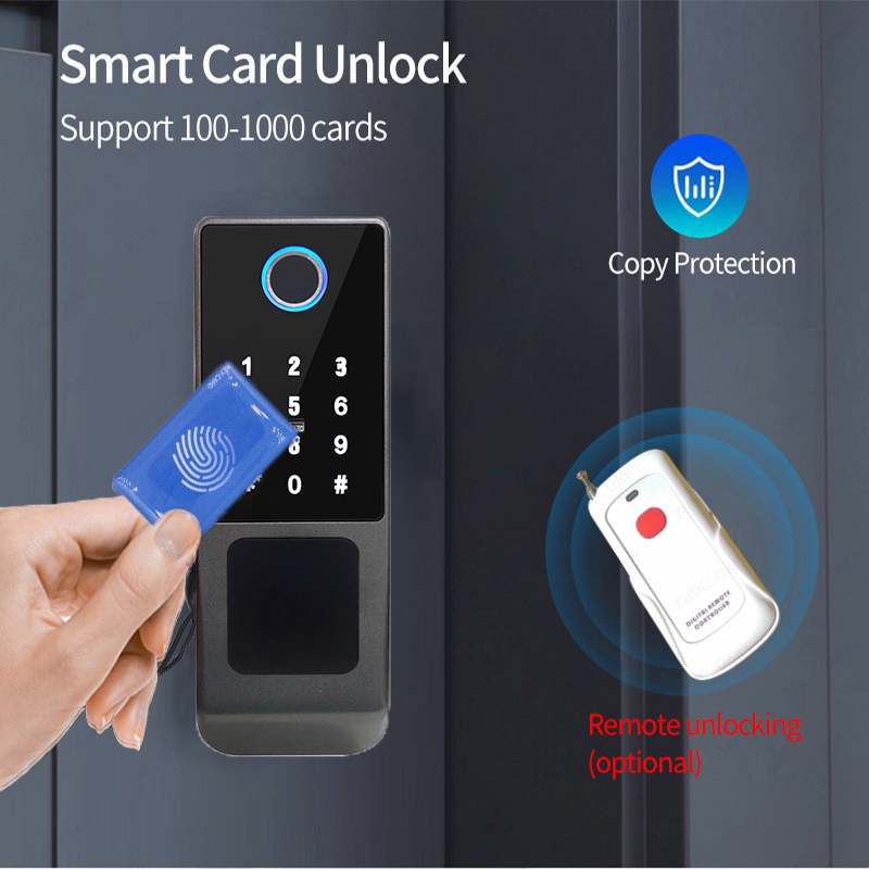 Tuya WiFi dubbelzijdig vingera - Smart Garden Door Lock recensie en prijs