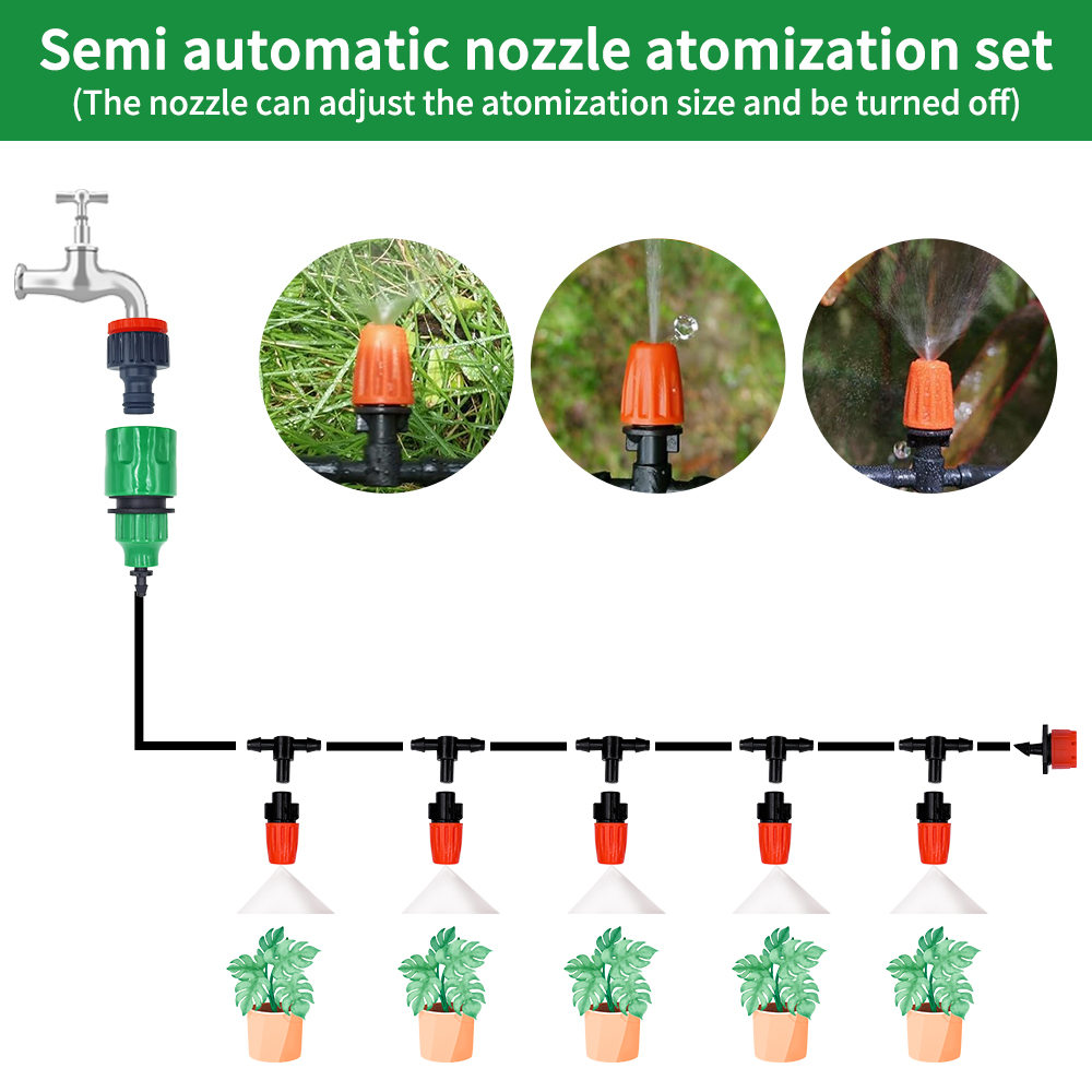 Fog Nozzles Irrigatie Kit 5M-2 - Smart Garden Sprinkler System recensie en prijs