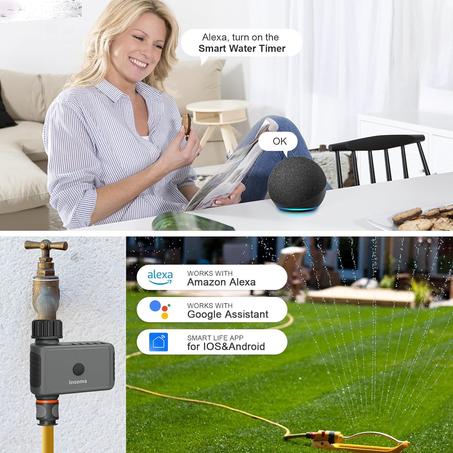 Insoma Wifi Automatische Stroo - Smart Garden At Home recensie en prijs