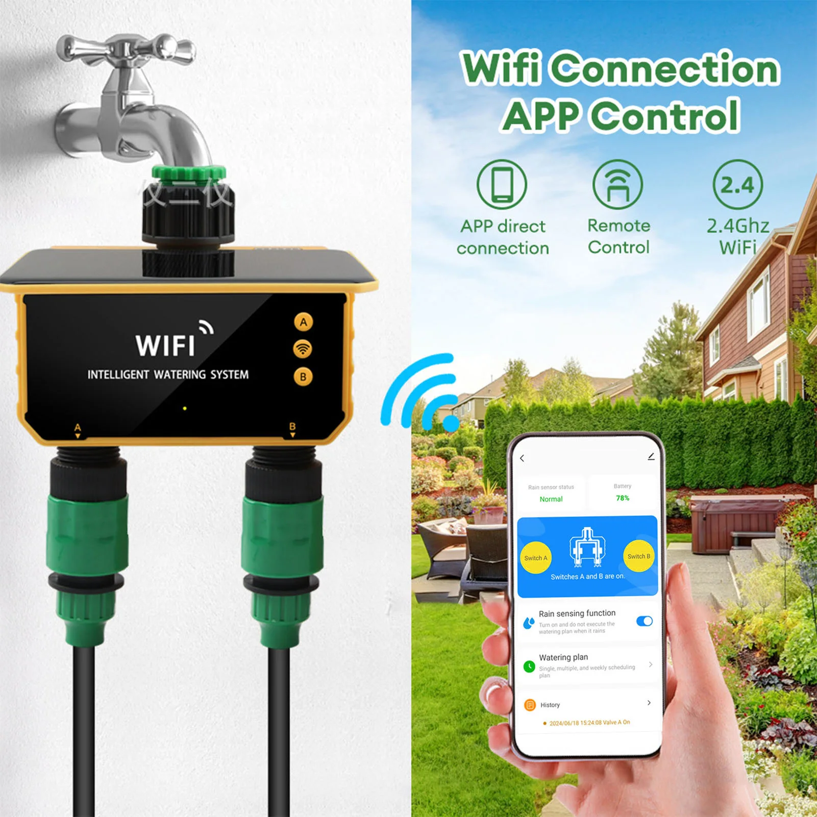 Solar WiFi Smart Irrigatie Tim - Smart Garden Watering recensie en prijs