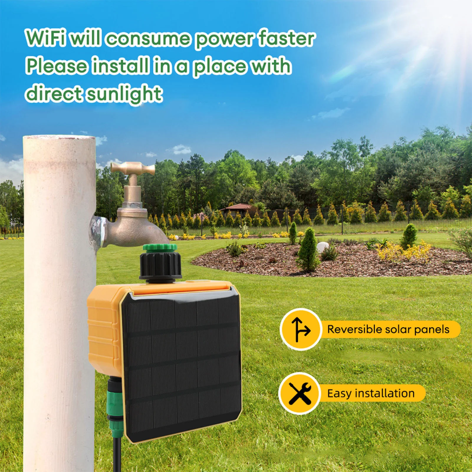 Solar WiFi Smart Irrigatie Tim - Smart Garden Watering recensie en prijs