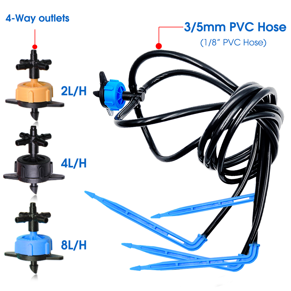 10Set 2/4/8L/H Bocht Pijl Drip - Smart Garden Sprinkler System recensie en prijs