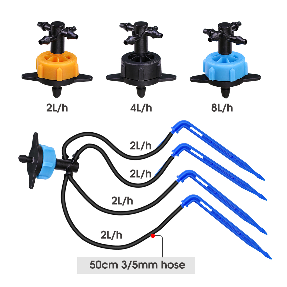 10Set 2/4/8L/H Bocht Pijl Drip - Smart Garden Sprinkler System recensie en prijs