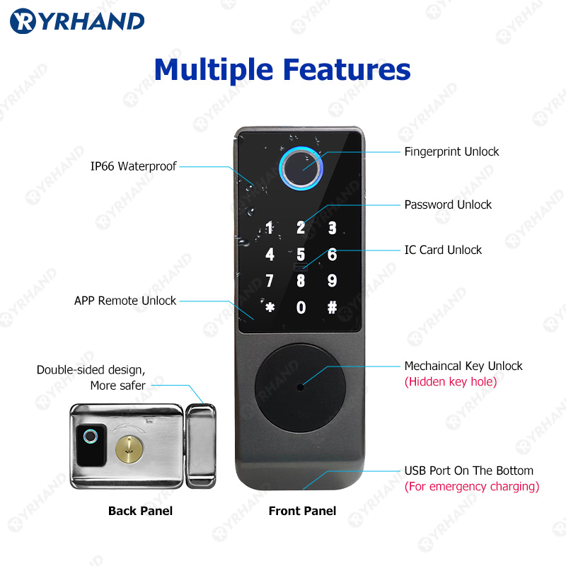 Tuya Smart Lock Waterdichte Wi - Smart Garden Door Lock recensie en prijs